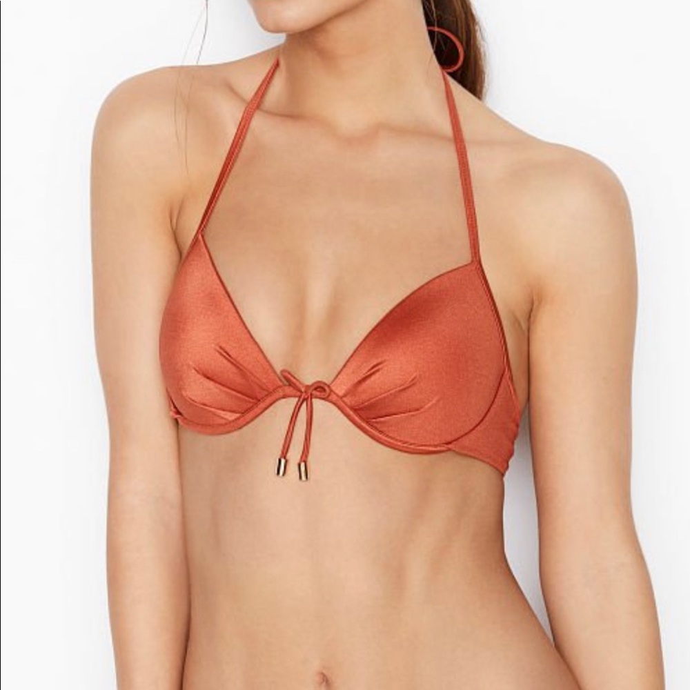 Victoria Secret 34DDD Metallic Bikini Top